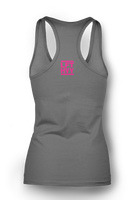 Ladies GYMSANE racerbacks by LFTHVY™ - GREY N PINK ***IS MAXED OUT!! Limited LFTHVY™ design