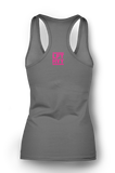 Ladies GYMSANE racerbacks by LFTHVY™ - GREY N PINK ***IS MAXED OUT!! Limited LFTHVY™ design