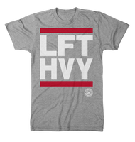LFTHVY™ BLOOD AND STEEL - OG on Grey tee